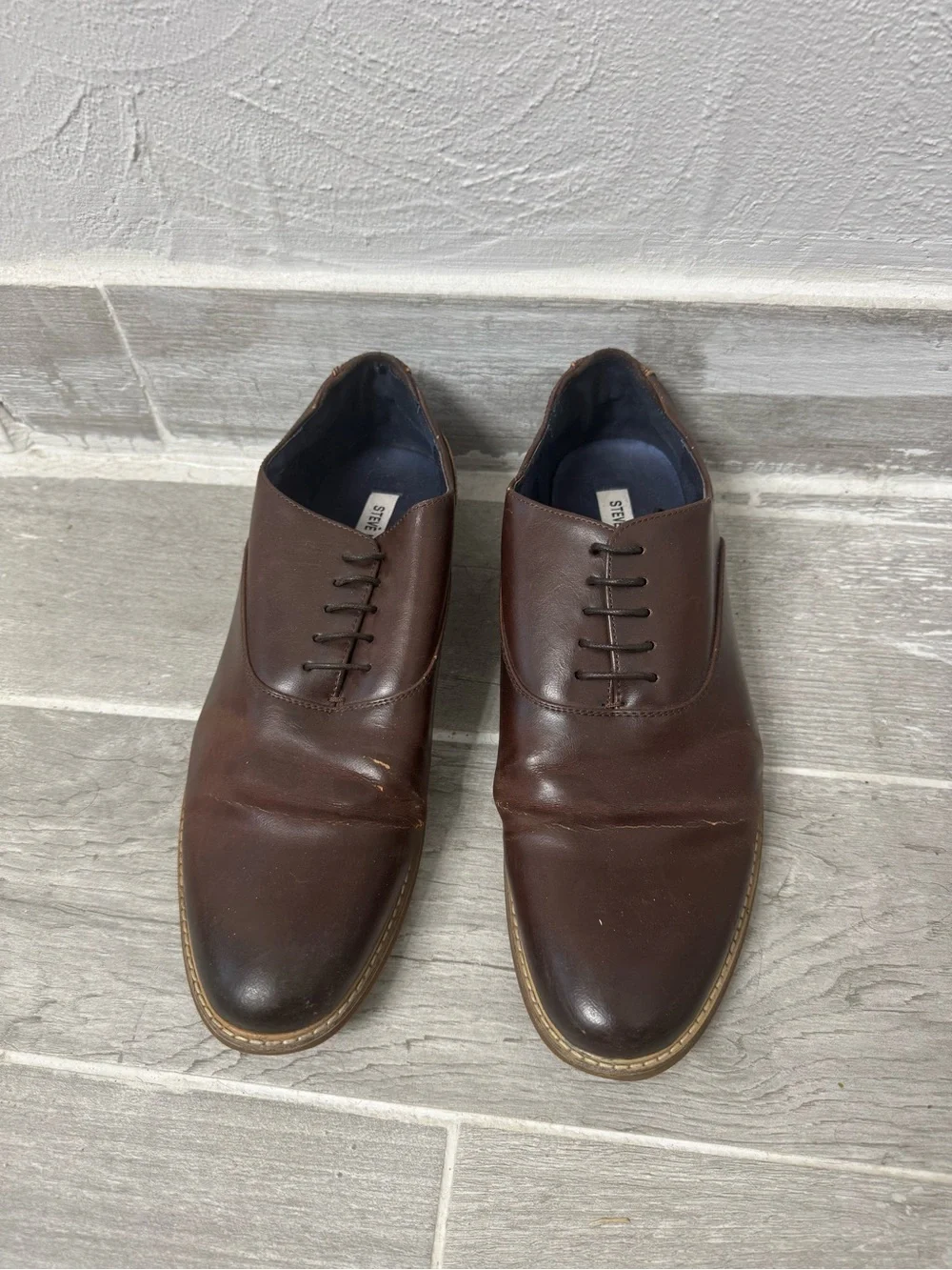 Steve Madden Men’s Brown Oxford Dress Shoes